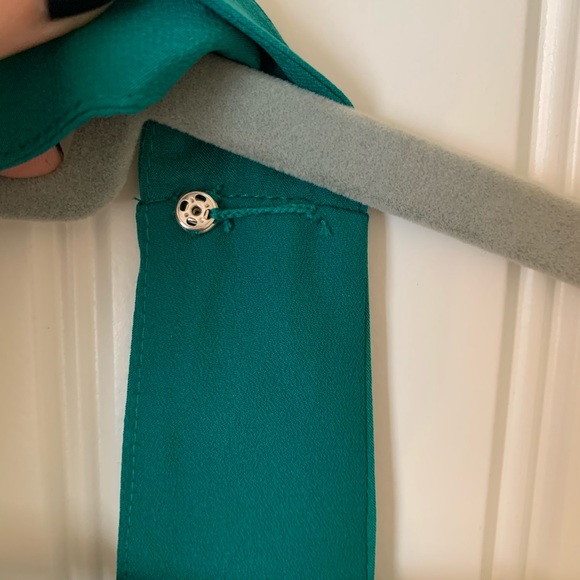 J Crew jade green silk mini dress NEW - Picture 6 of 6